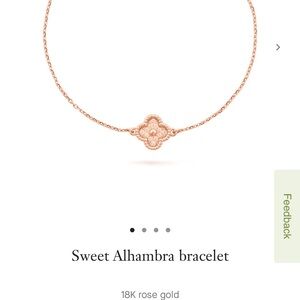Van Cleef & Arpels Sweet Alhambra Rose Gold Bracelet